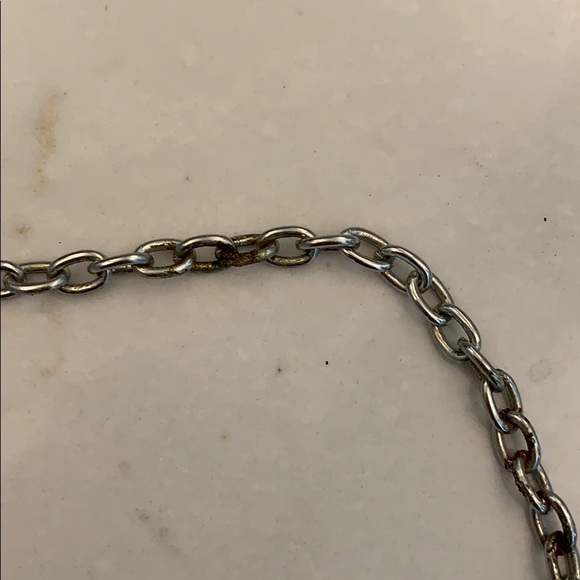 Thick silver plated chain necklace - Picture 4 of 4
